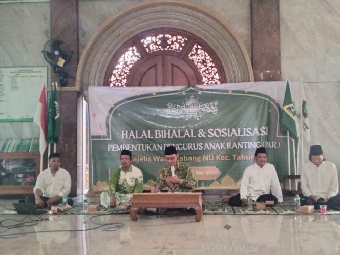 
 kegiatan Halal bihalal dan Sosialisasi Pembentukan PARNU di di masjid Al Muttaqin Krapyak pada hari Jumat, 26 Mei 2023