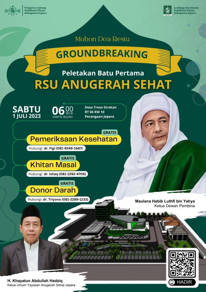 
 Rundown acara Groundbreaking RSU Anugerah Aseh.