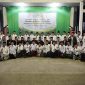 Peserta PIW PD-PKPNU foto bersama di sela-sela kegiatan yang digelar di Ponpes Bodo Kajoran Magelang Jawa Tengah