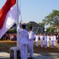 Upacara HUT ke-79 Ri, Sabtu (17/8/2024) di Lapangan Tahunan Jepara.