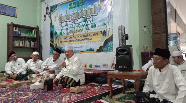 Mbah Makmun Balekambang Membuka Acara Rutin  Idaroh Syu'biyyah Jatman Kab. Jepara