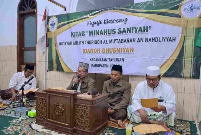 
 Ngaji Kitab Minahus Saniyah Jatman MWC NU Tahunan Putaran Lima, Bahas Cinta Dunia