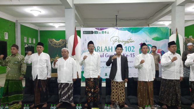 
 Harlah NU Ke- 102 dan Haul Gus Dur Ke- 15 di Gedung NU Jepara.