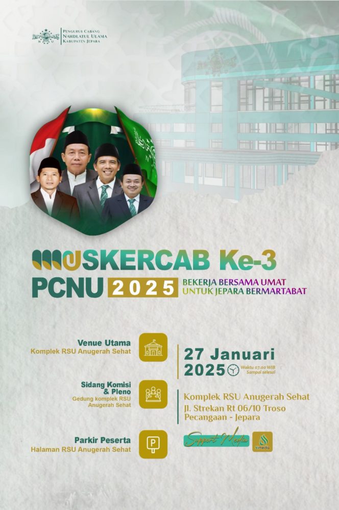 
 Agenda Muskrcab 3 PCNU Jepara.