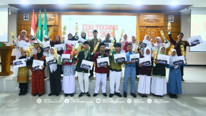
 Ratusan Peserta Ramaikan EduTechnoFest 2026 FTIK UNISNU Jepara, Ini Daftar Juara Tiap Lomba