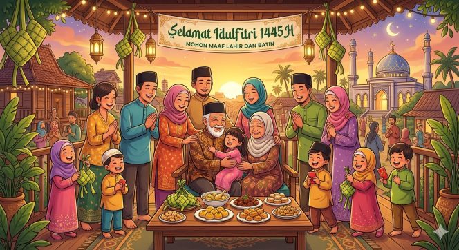 
 Ilustrasi idulfitri