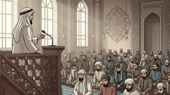 
 Ilustrasi khutbah Idulfitri