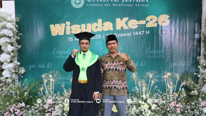 
 UNISNU Gelar Wisuda ke-26, Abbas dan Areeya asal Thailand Turut di Wisuda