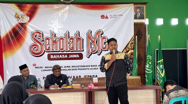 Merawat Basa, Menguatkan Kader” PC IPNU IPPNU Jepara Gelar Sekolah MC Basa Jawa